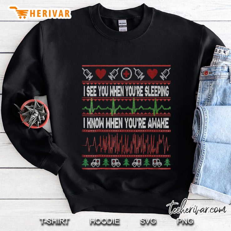 Tachy Nurse Ugly Christmas Sweater Doctor Medical