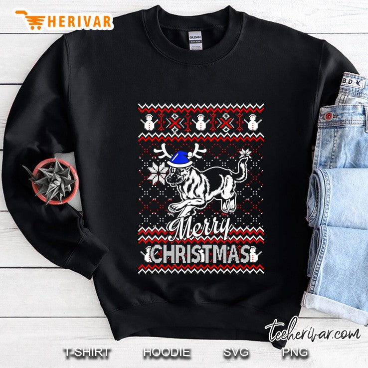 K9 Police Dog Merry Christmas Ugly Sweater