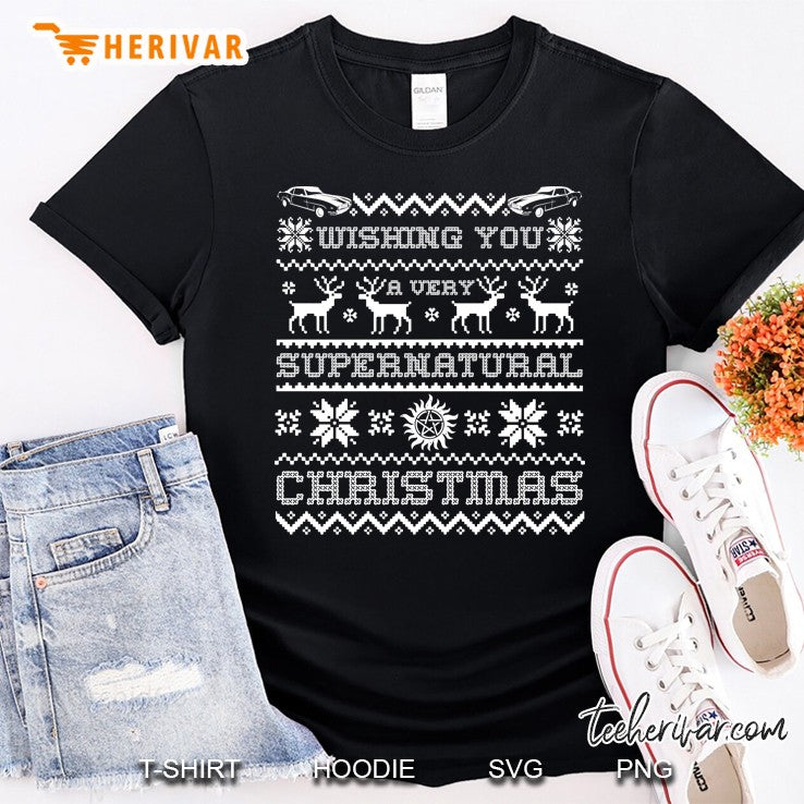 Supernatural Holiday Ugly Sweater