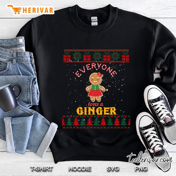 Everyone Loves A Ginger Christmas Ugly Christmas Sweater