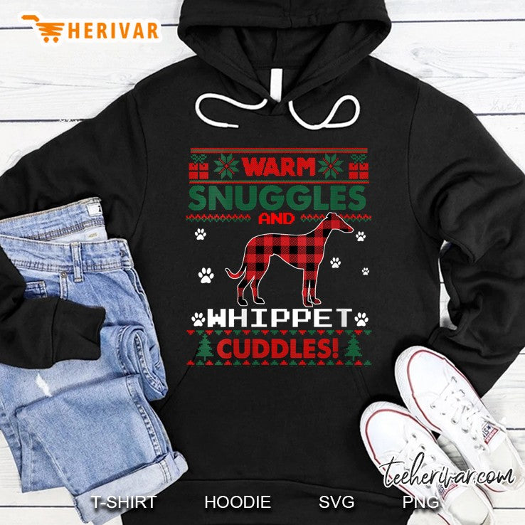 Womens Whippet Dog Christmas Pajama Shirt Ugly Christmas Sweater