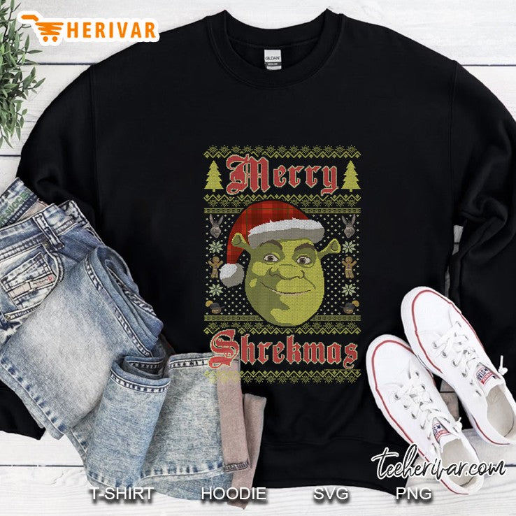 Shrek Merry Shrekmas Ugly Sweater Style Christmas Premium