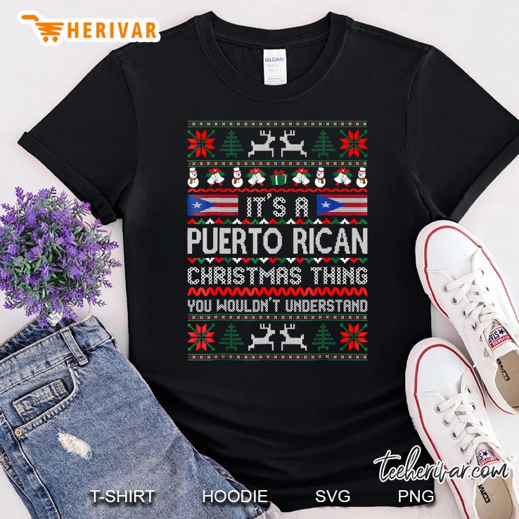 It’s Puerto Rican Christmas Thing Ugly Sweater