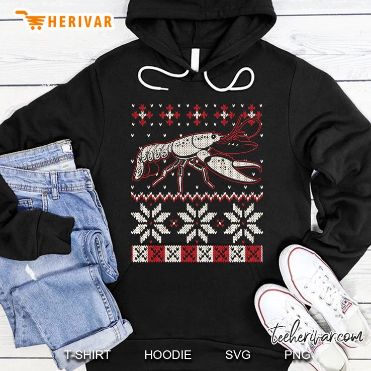 Lobster Ugly Christmas Sweater Crayfish Crawfish Lover