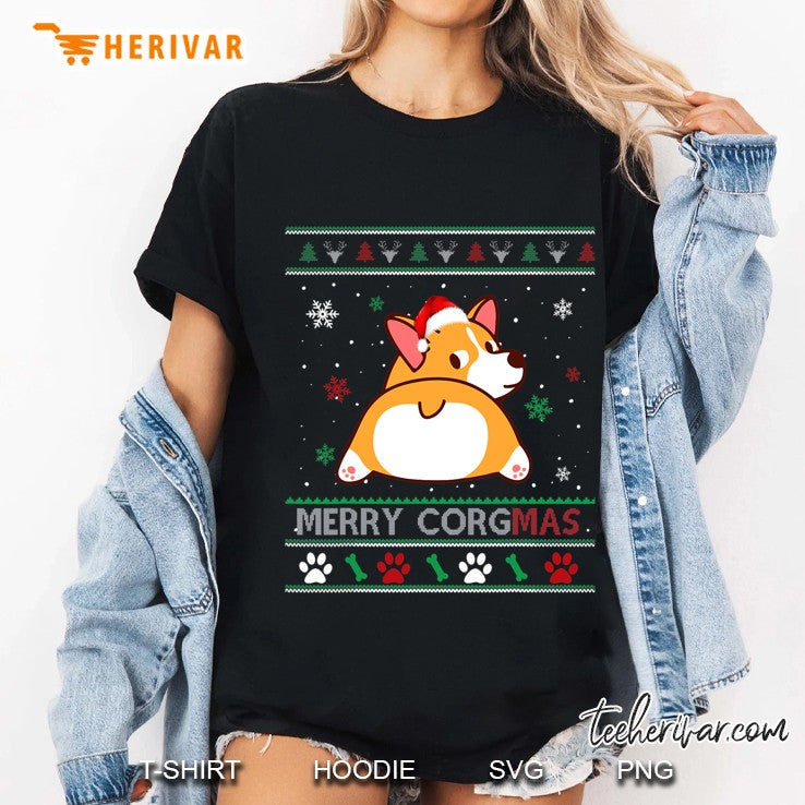 Corgi Ugly Christmas Sweater Funny Merry Corgmas Corgi Lover