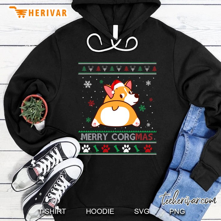 Corgi Ugly Christmas Sweater Funny Merry Corgmas Corgi Lover