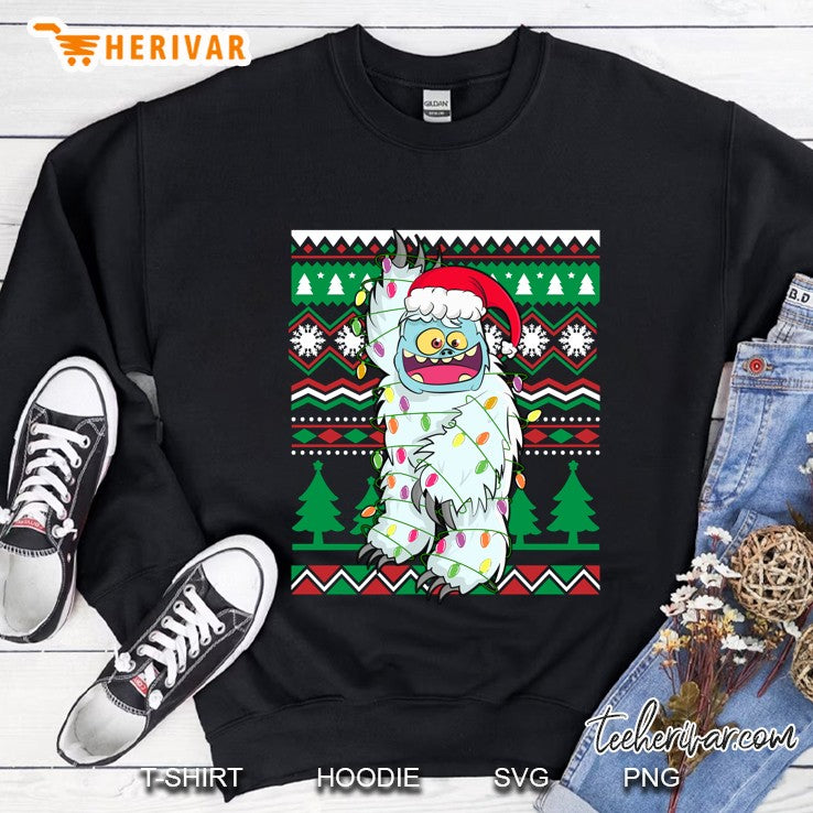 Yeti Bigfoot Abominable Snowman Santa Ugly Christmas Sweater