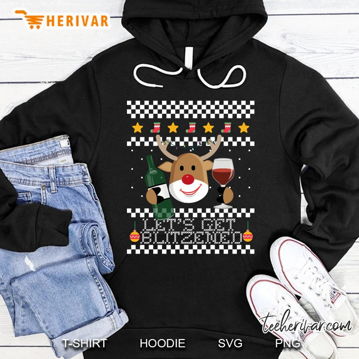 Let’s Get Blitzened Ugly Christmas Sweater Reindeer Meme