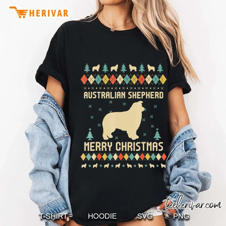 Australian Shepherd , Ugly Christmas Sweater