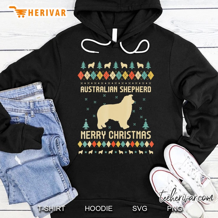 Australian Shepherd , Ugly Christmas Sweater