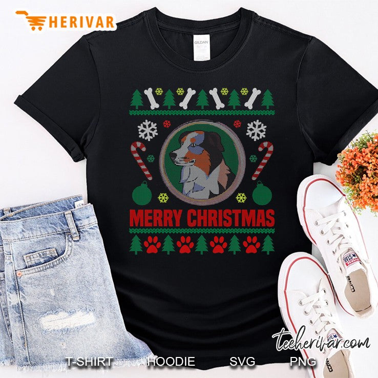 Australian Shepherd Dog Breed Ugly Christmas Sweater