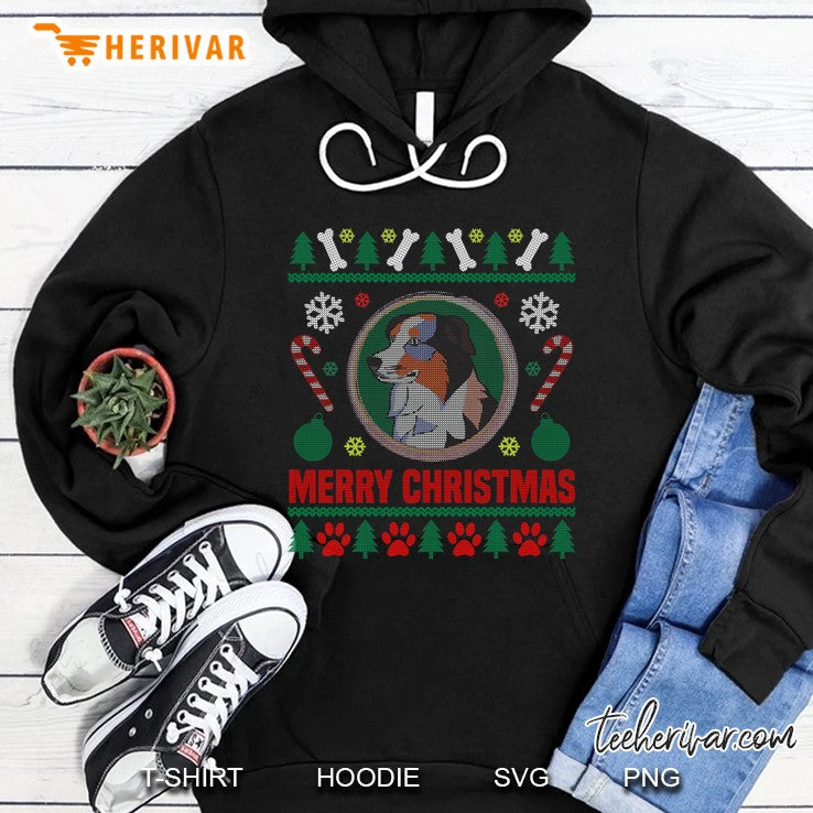 Australian Shepherd Dog Breed Ugly Christmas Sweater