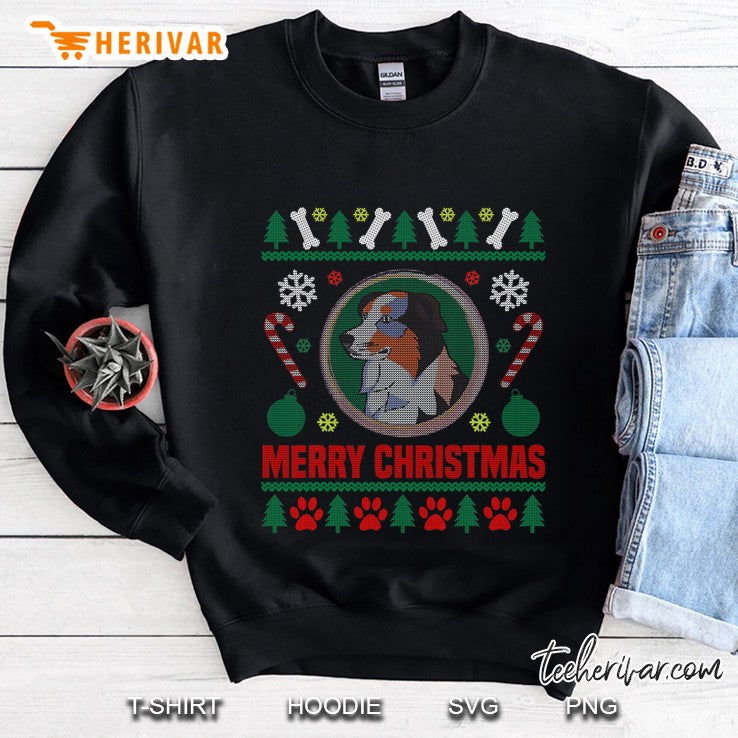 Australian Shepherd Dog Breed Ugly Christmas Sweater
