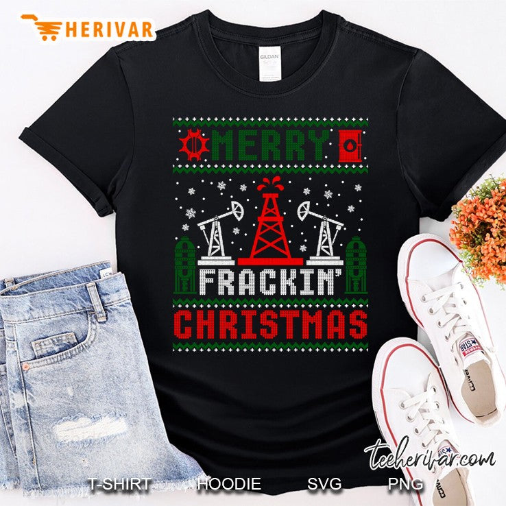 Oilfield Merry Fracking Christmas Ugly Sweater