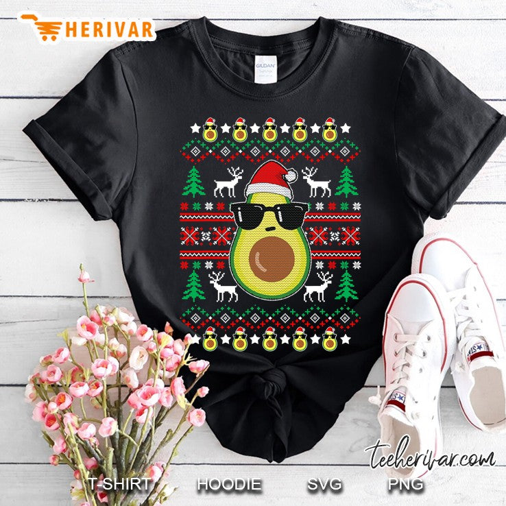 Cute Avocado Ugly Sweater Fruit Vegan Christmas Gift