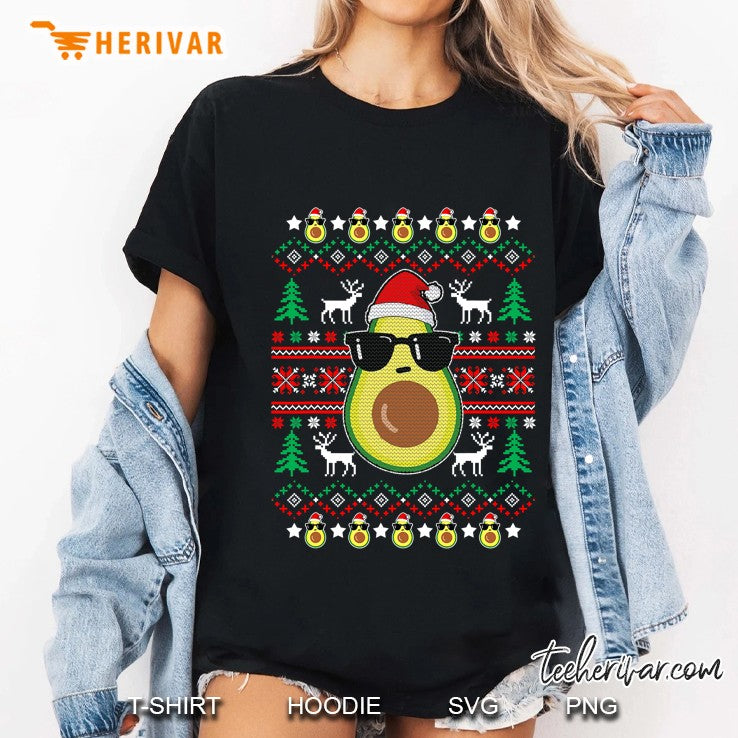 Cute Avocado Ugly Sweater Fruit Vegan Christmas Gift