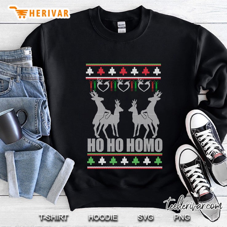 Humping Reindeer Ugly Christmas Sweater Xmas Ho