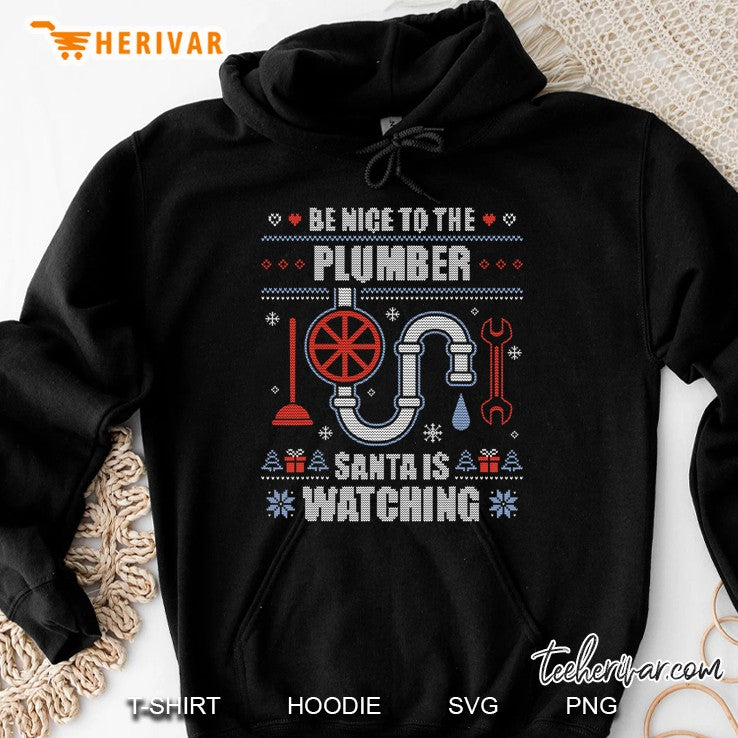 Plumber Ugly Christmas Sweater Funny Plumbing Gift