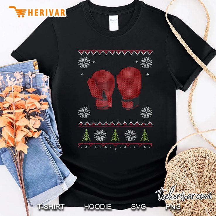 Boxing Gloves Ugly Sweater Christmas