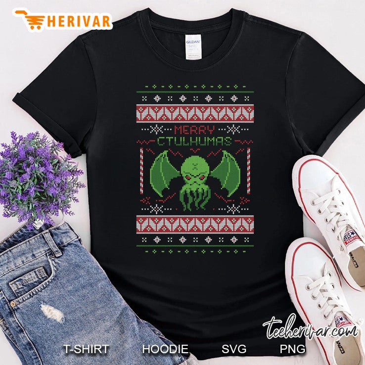 Merry Cthulhumas! Ugly Christmas Sweater Cthulhu
