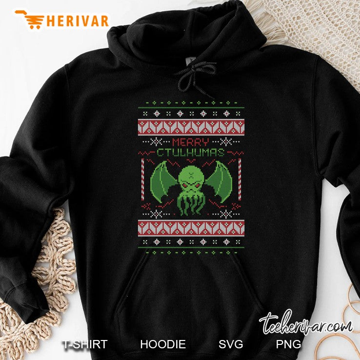 Merry Cthulhumas! Ugly Christmas Sweater Cthulhu