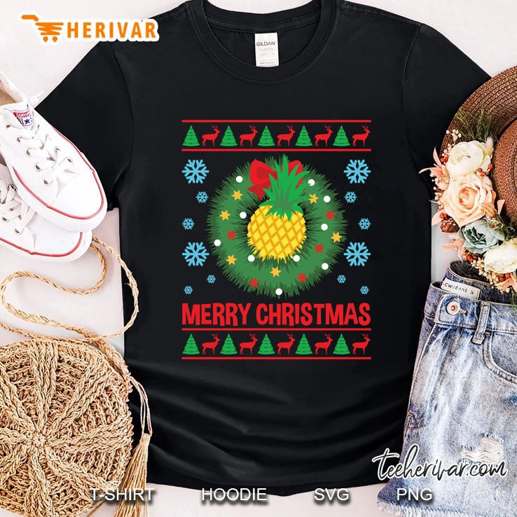 Funny Pineapple Ugly Christmas Sweater