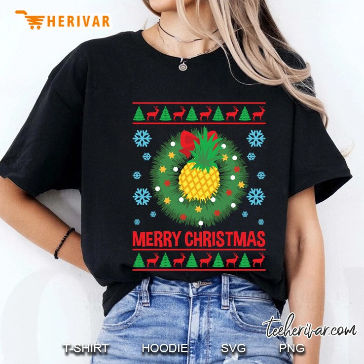 Funny Pineapple Ugly Christmas Sweater