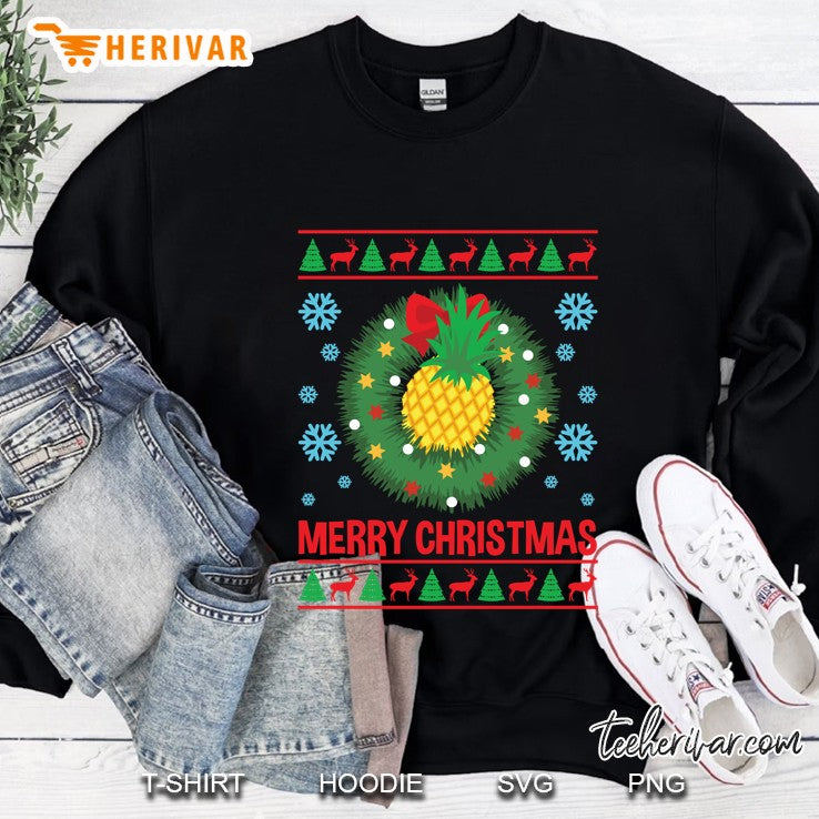 Funny Pineapple Ugly Christmas Sweater