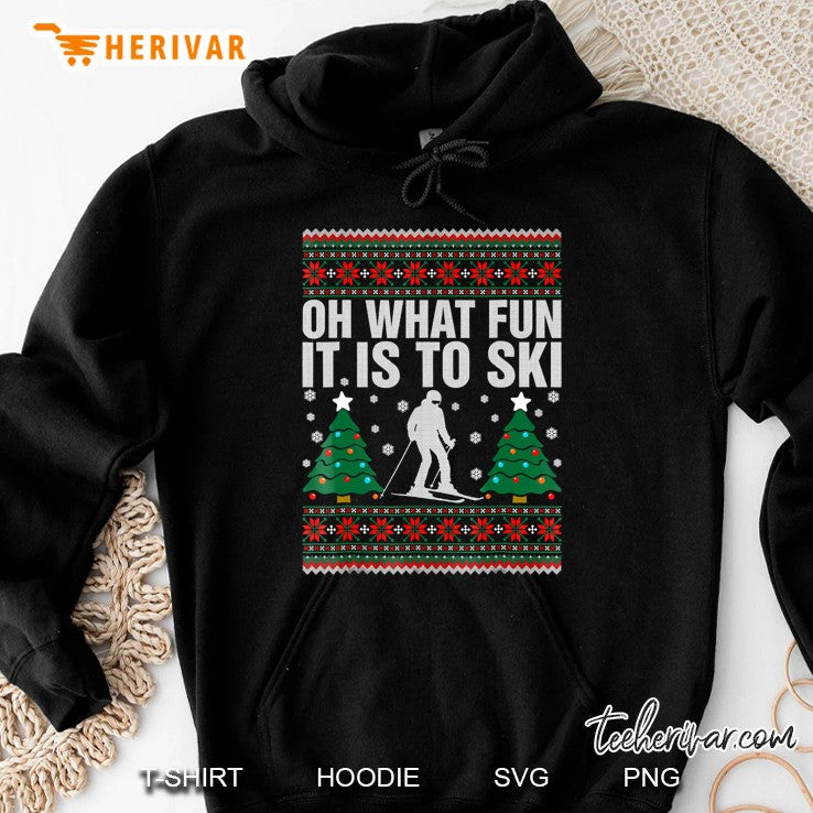 Oh What Fun It Is To Ski Ugly Christmas Sweater