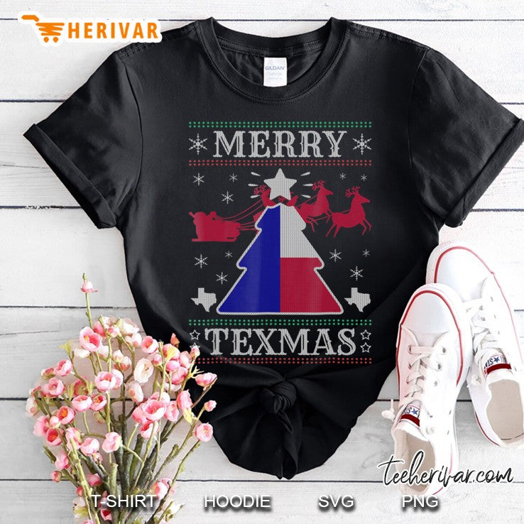 Merry Texmas Ugly Sweater Texas Christmas
