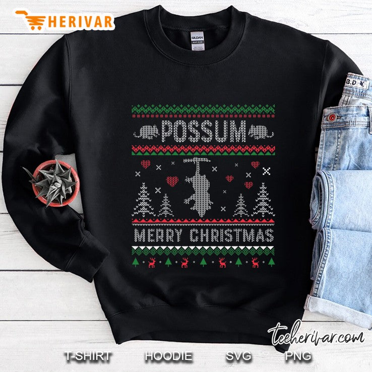 Possum Funny Ugly Christmas Sweater Style