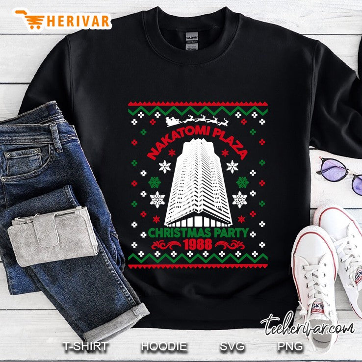 Nakatomi Plaza 1988 Christmas Party Ugly Christmas Sweater