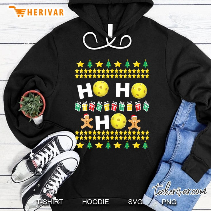 Pickleball Ugly Christmas Sweater Funny Holiday