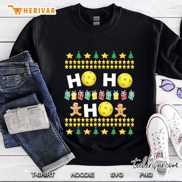 Pickleball Ugly Christmas Sweater Funny Holiday