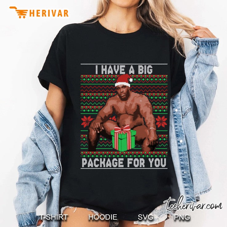 Barry Sitting On A Bed Big Package Ugly Christmas Sweater