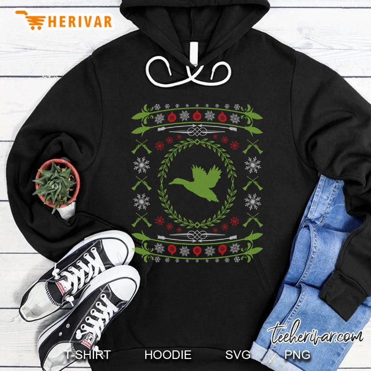 Ugly Christmas Sweater Duck Hunting For Men Women