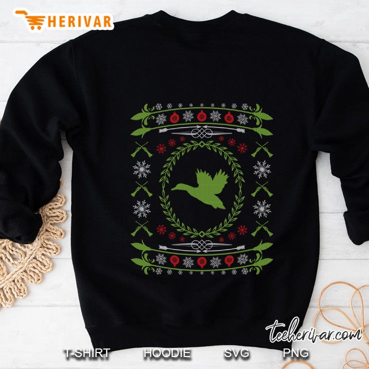 Ugly Christmas Sweater Duck Hunting For Men Women