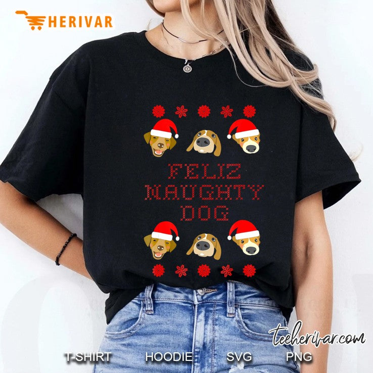 Feliz Naughty Dog Ugly Christmas Sweater-Style