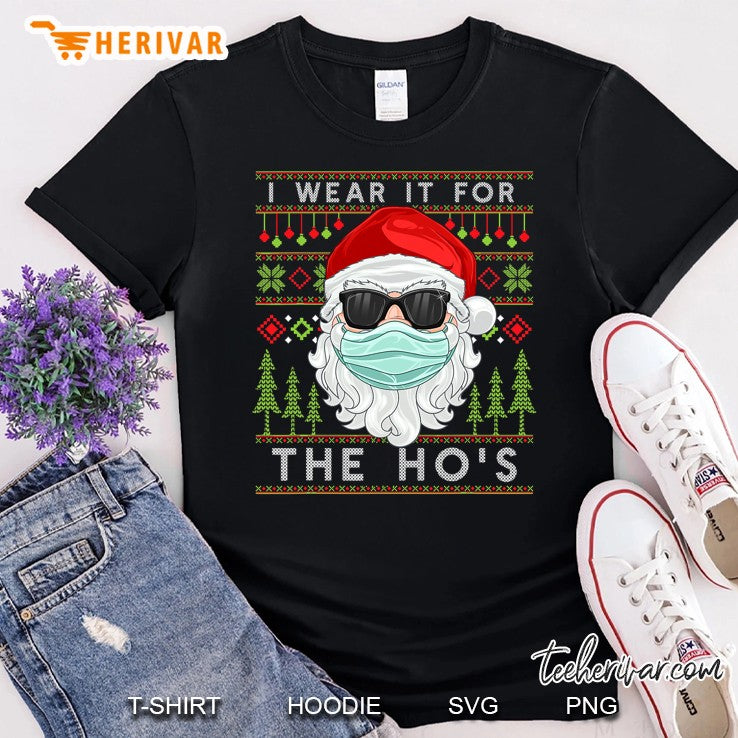 Santa Face Mask 2020 Ugly Christmas Sweater Family Pajamas