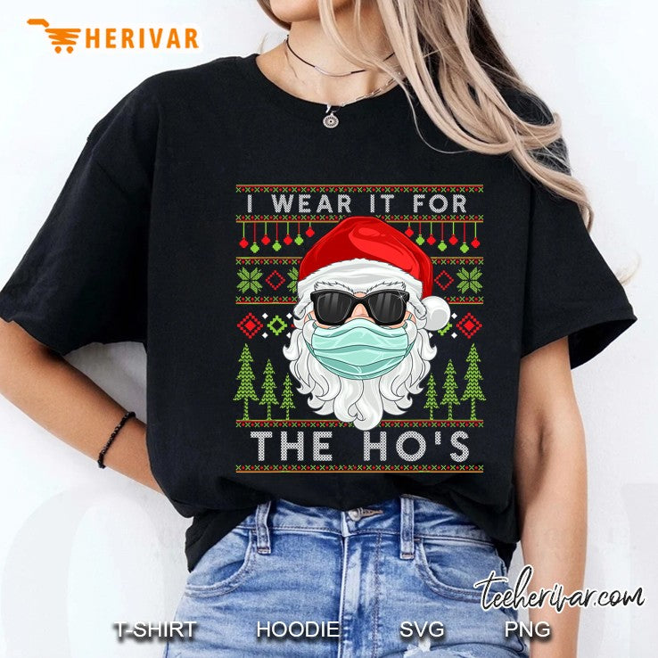 Santa Face Mask 2020 Ugly Christmas Sweater Family Pajamas