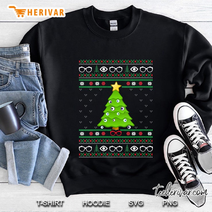 Womens Optometry Christmas Ugly Sweater Design Oh Optometree