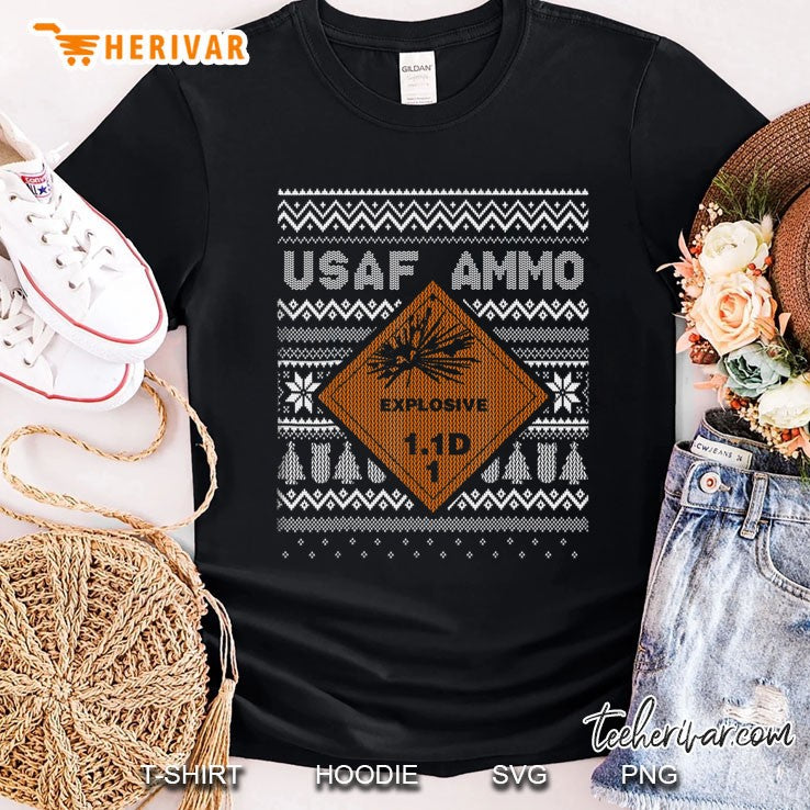 Air Force Ammo Ugly Christmas Sweater Style