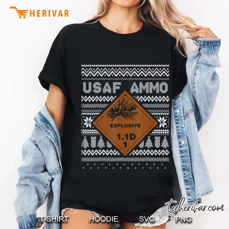 Air Force Ammo Ugly Christmas Sweater Style