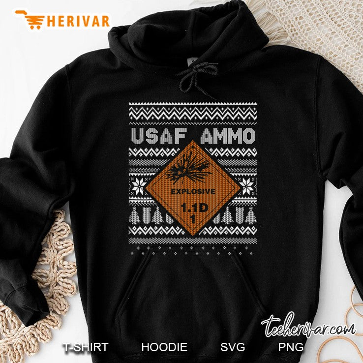 Air Force Ammo Ugly Christmas Sweater Style