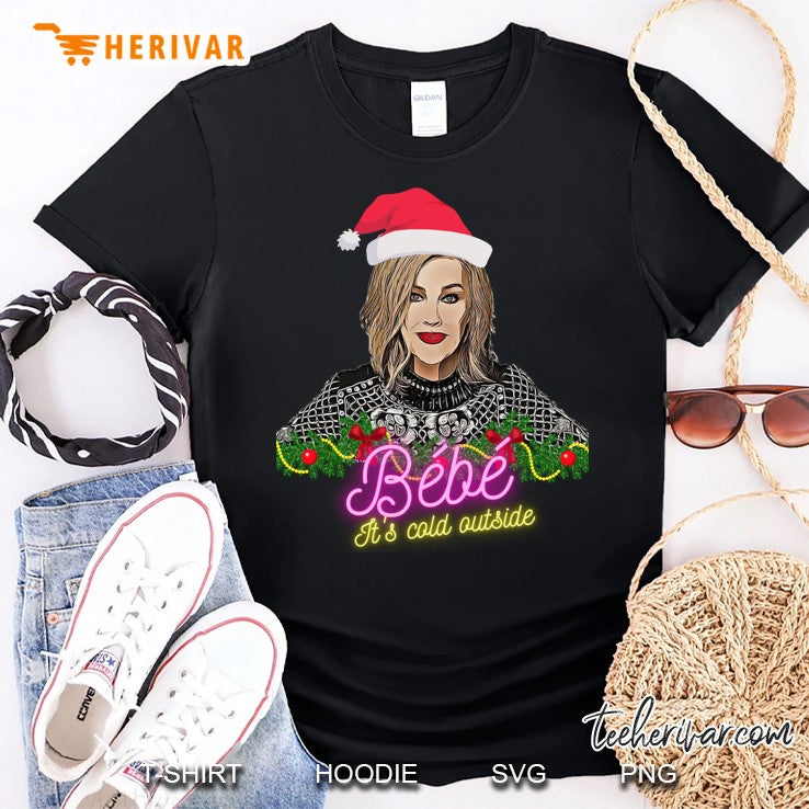 Bebe Its Cold Outside Meme Ugly Christmas Sweater Design