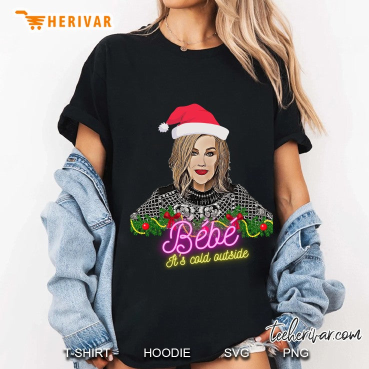 Bebe Its Cold Outside Meme Ugly Christmas Sweater Design