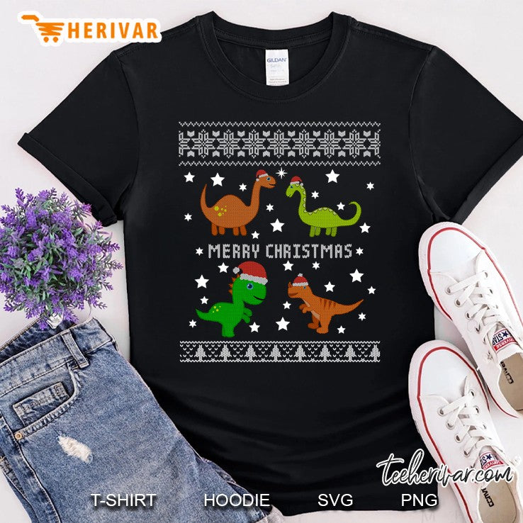 Dinosaur Ugly Christmas Sweater Funny Xmas Gift