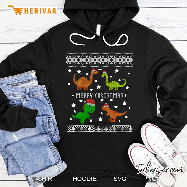 Dinosaur Ugly Christmas Sweater Funny Xmas Gift