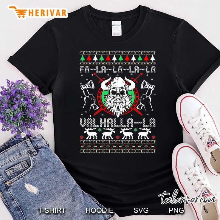 Falalala Valhalla La Ugly Christmas Sweaters