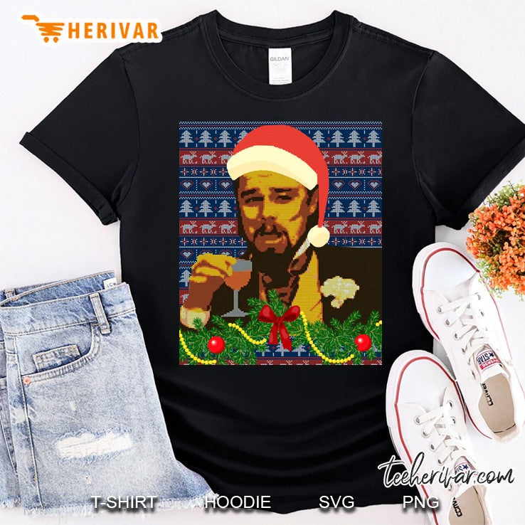 Leo Laughing Dank Meme Ugly Christmas Sweater Design